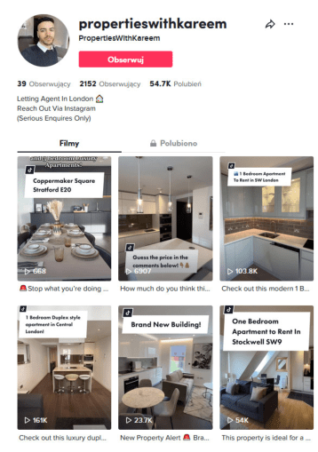 Profil propertieswithkareem TikTok