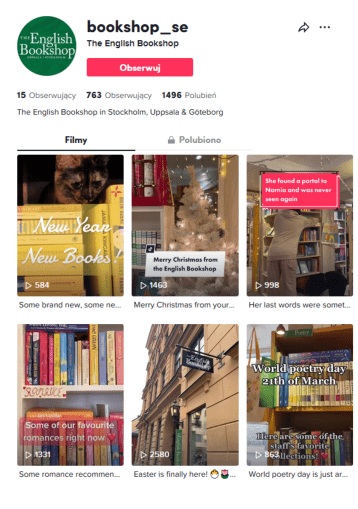 Profil bookshop_se TikTok