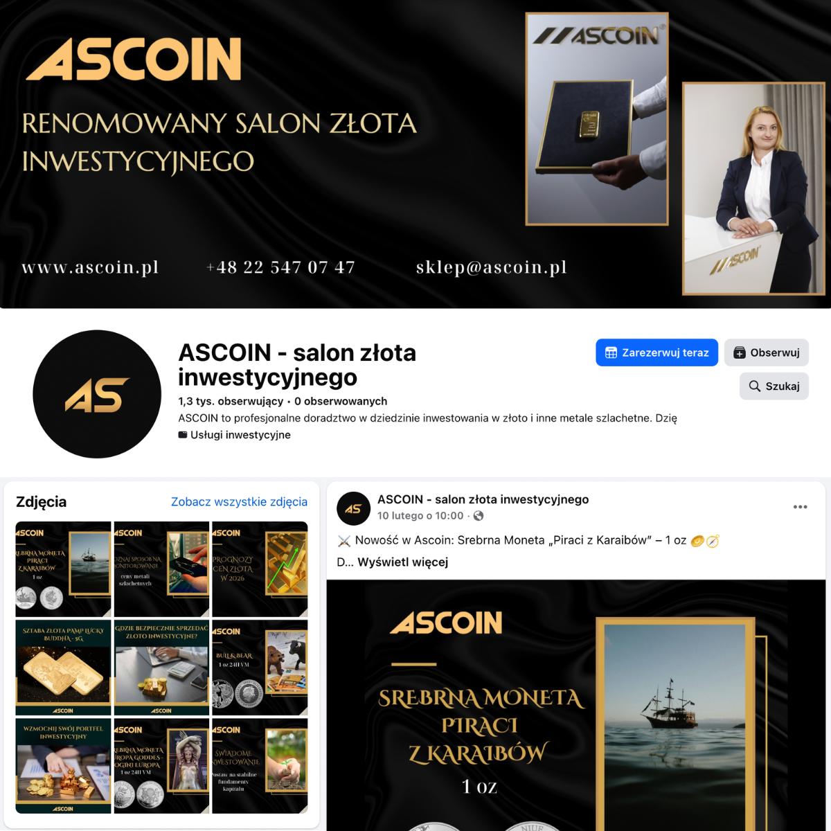 Ascoin - salon złota inwestycyjnego 